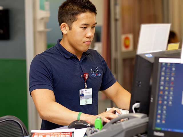 ED scribes are available for around-the-clock coverage and are trained to: